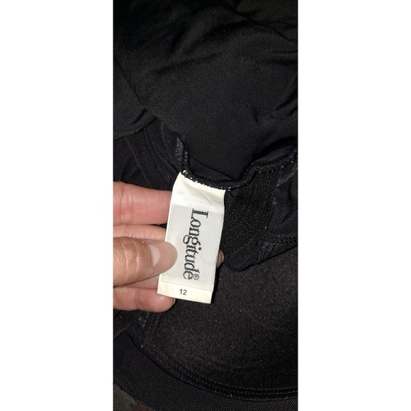 Longitude Women's One Piece Swim Suit Size 12 - Picture 3 of 3